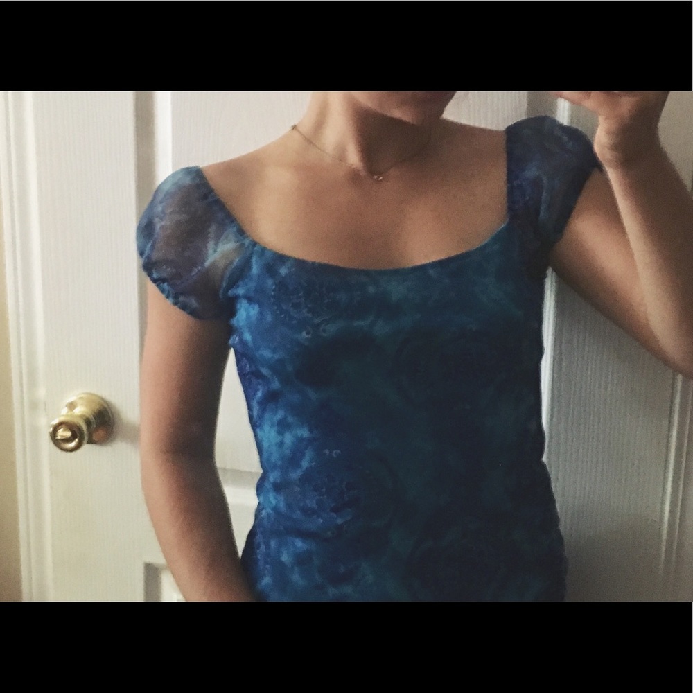 Blue dress